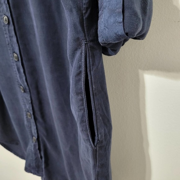 NWT Sneak Peek button front shirt dress Size Medium - Picture 6 of 9